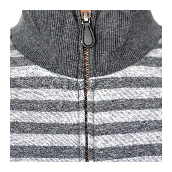 NWT Cremieux Striped French Terry Knit Sweater - Picture 6 of 7